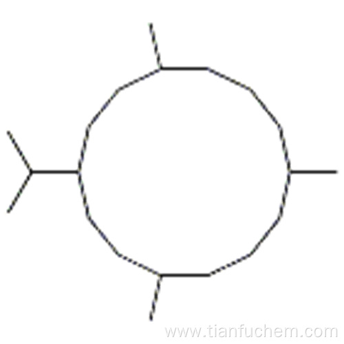 Cyclotetradecane,1,7,11-trimethyl-4-(1-methylethyl) CAS 1786-12-5